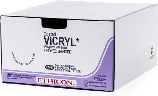JV457 Vicryl (x36) Violet USP : 4/0