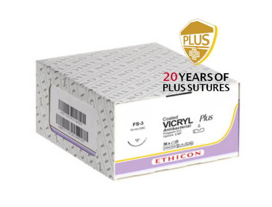 VCP398H Vicryl+Antibactérien (x36) Violet USP : 3/0