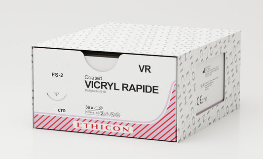 VR2298 Vicryl Rapide (x36) Incolore USP : 3/0